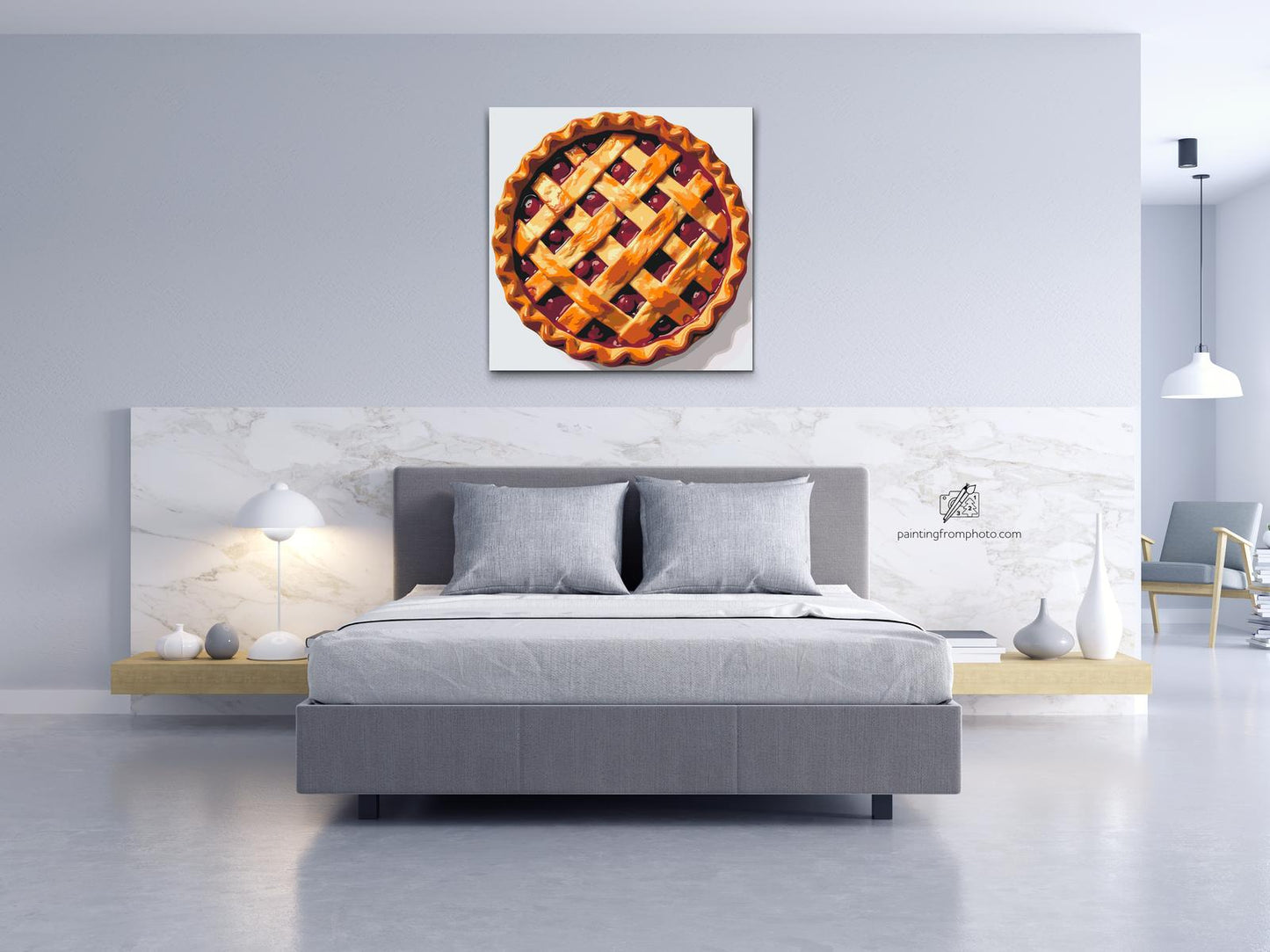 Paint by Numbers - Æbletærte