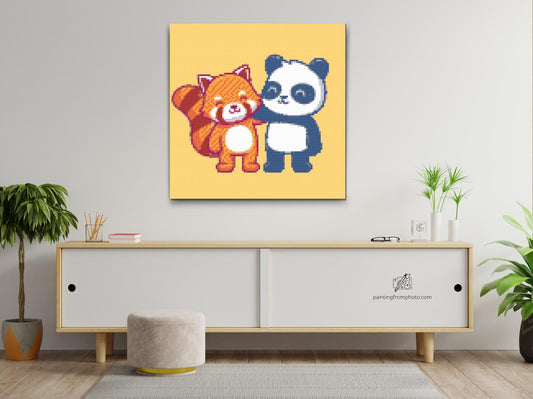 Diamond Painting - Bedste venner