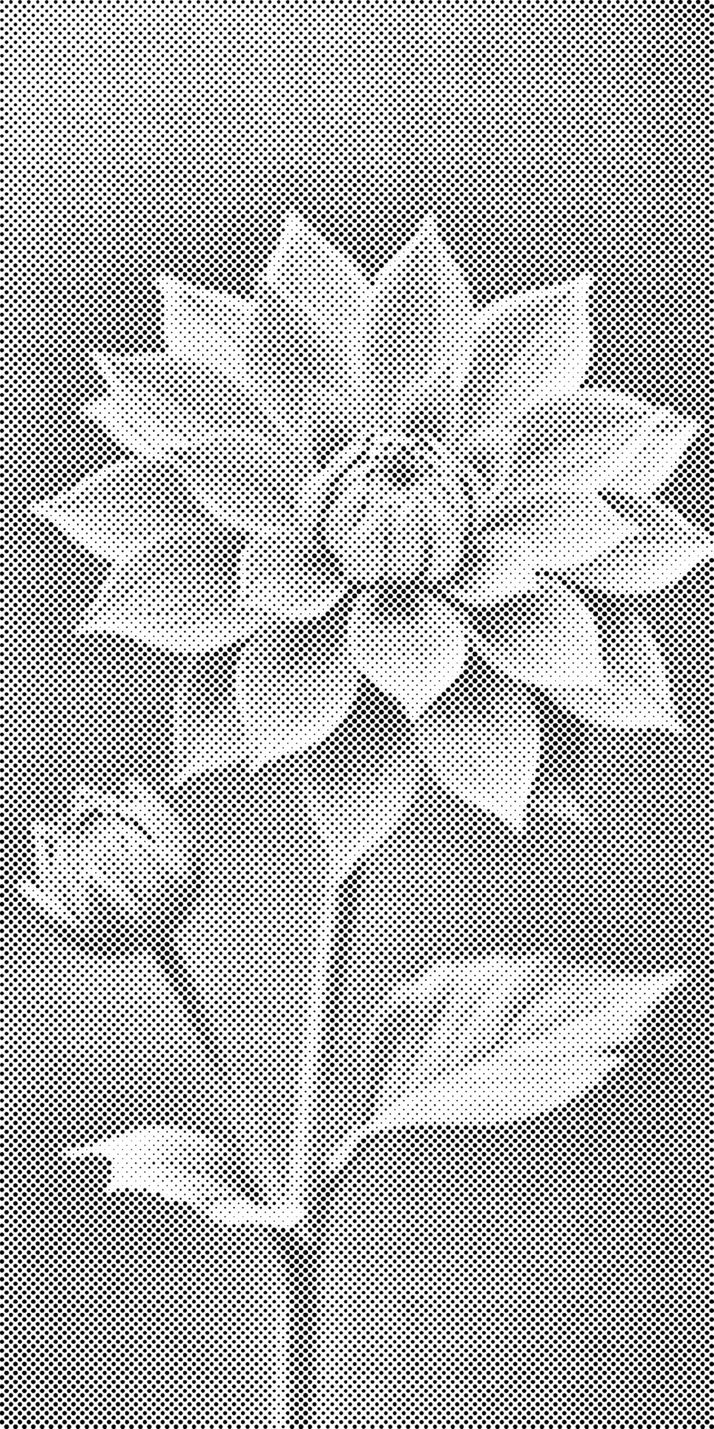 Mal-med-prikker -  Blå blomst