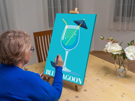 Paint by Numbers - Den Blå Lagune