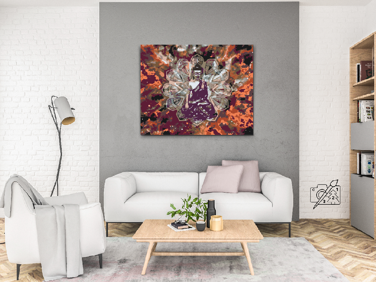 Paint by Numbers - Buddha