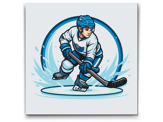 Paint by Numbers - Hockeyspiller