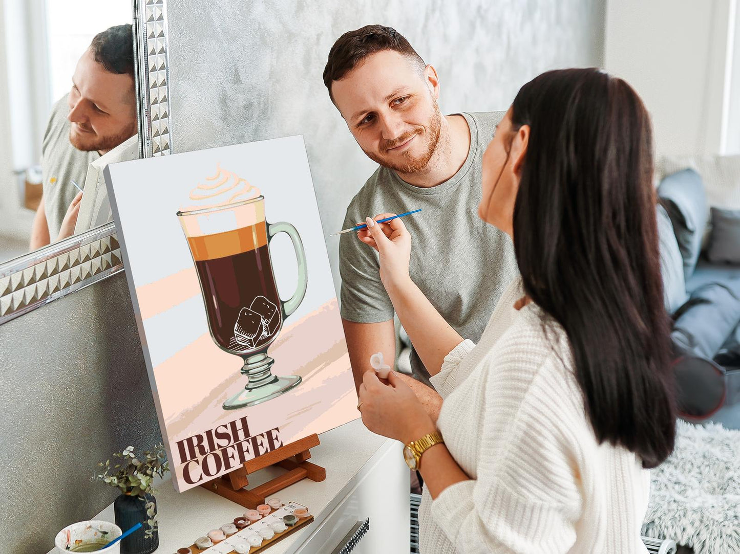 Paint by Numbers - Irish Coffee
