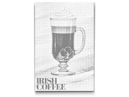 Mal-med-prikker -  Irish Coffee