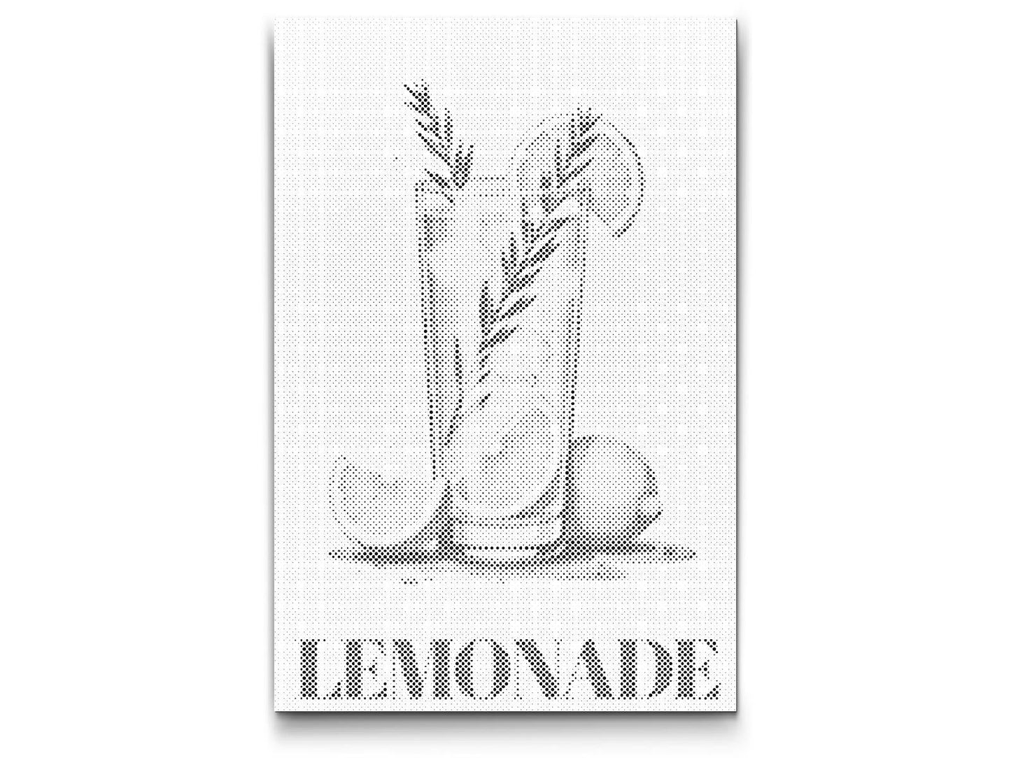 Mal-med-prikker -  Lemonade