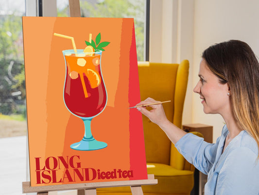 Paint by Numbers - Long Island Iced Tea