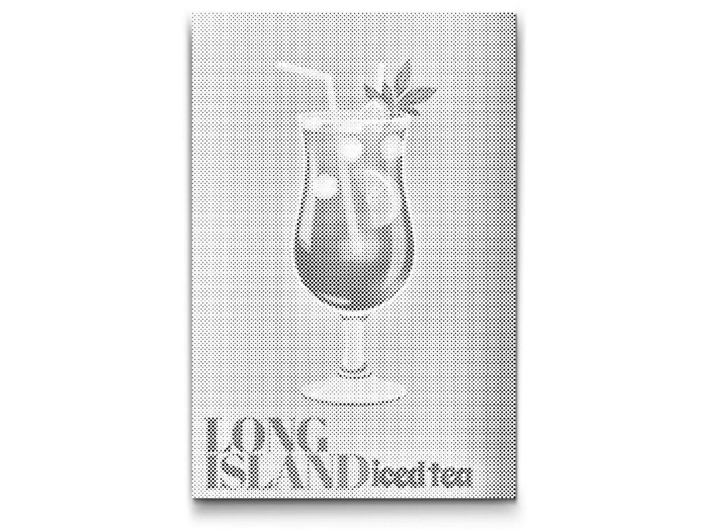 Mal-med-prikker -  Long Island Iced Tea