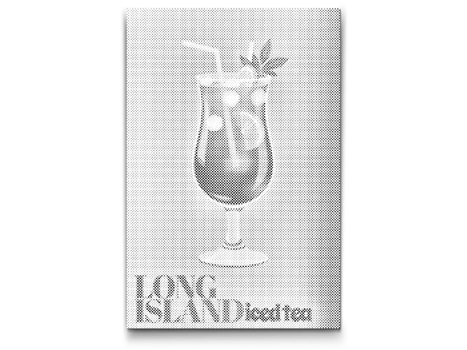 Mal-med-prikker -  Long Island Iced Tea