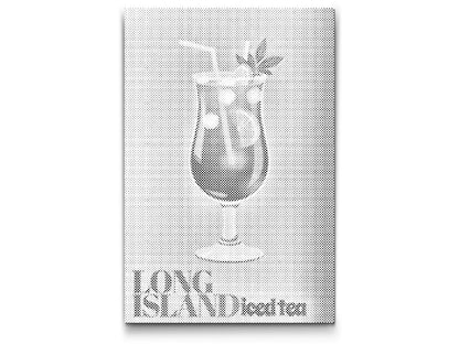 Mal-med-prikker -  Long Island Iced Tea