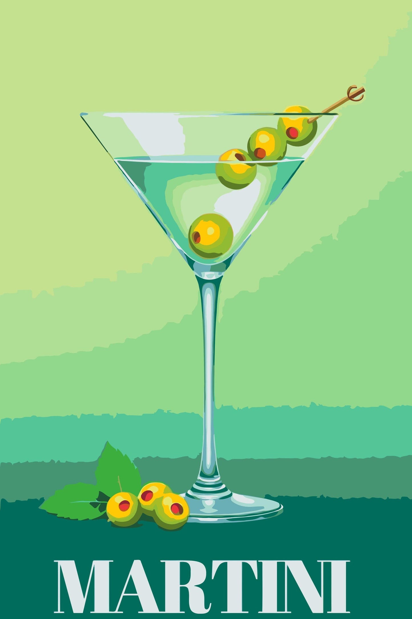 Paint by Numbers - Martini