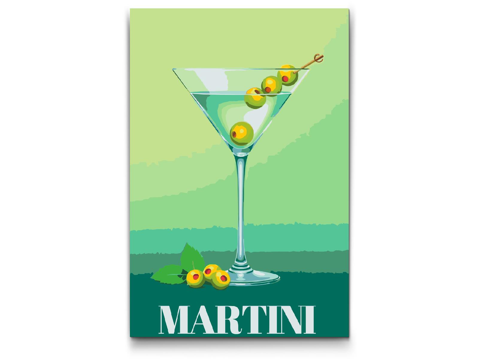 Paint by Numbers - Martini
