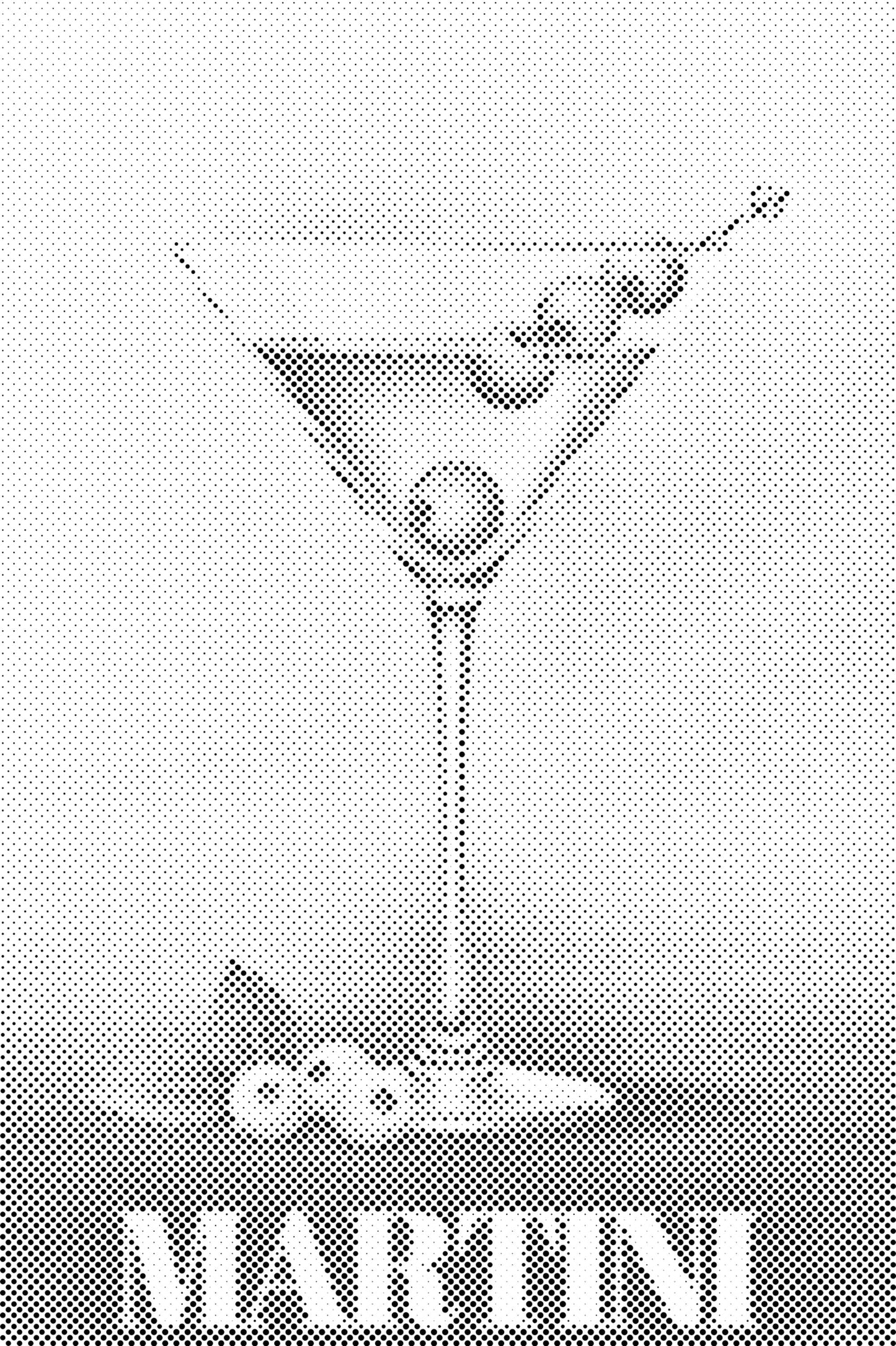 Mal-med-prikker -  Martini