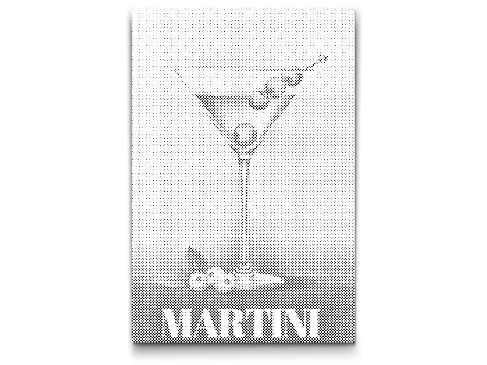 Mal-med-prikker -  Martini