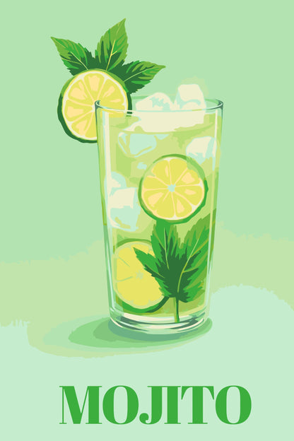 Paint by Numbers - Mojito