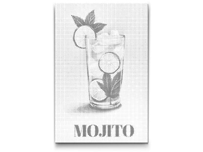 Mal-med-prikker -  Mojito