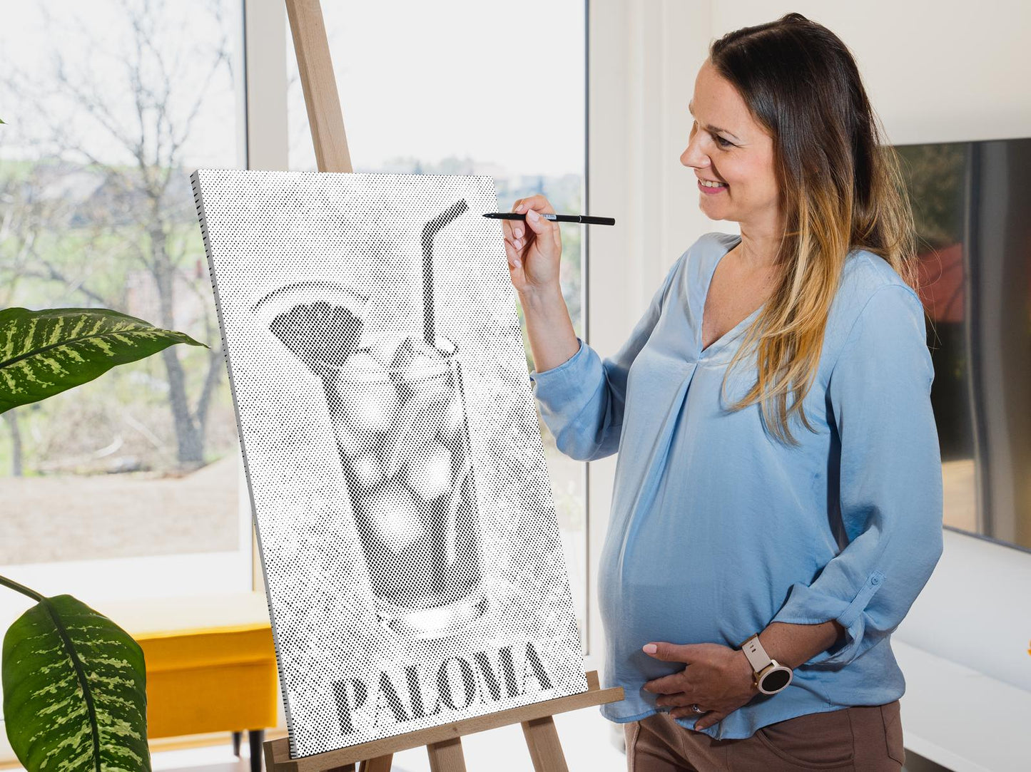 Mal-med-prikker -  Paloma
