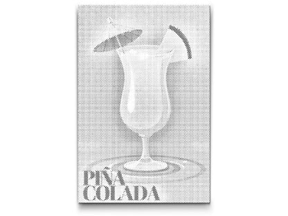 Mal-med-prikker -  Piña colada