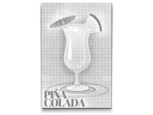 Mal-med-prikker -  Piña colada