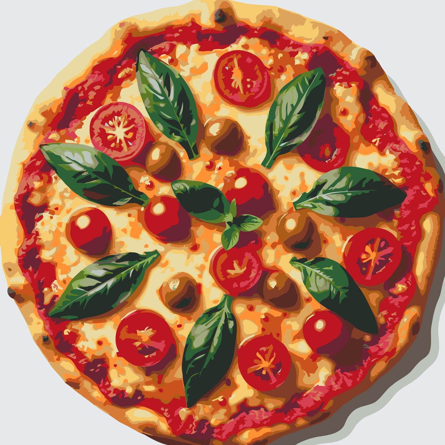 Paint by Numbers - Pizza