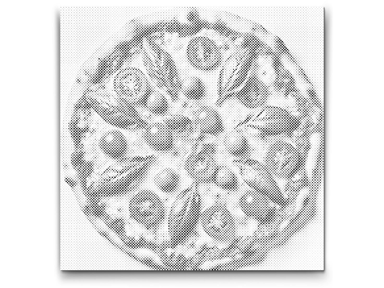 Mal-med-prikker -  Pizza