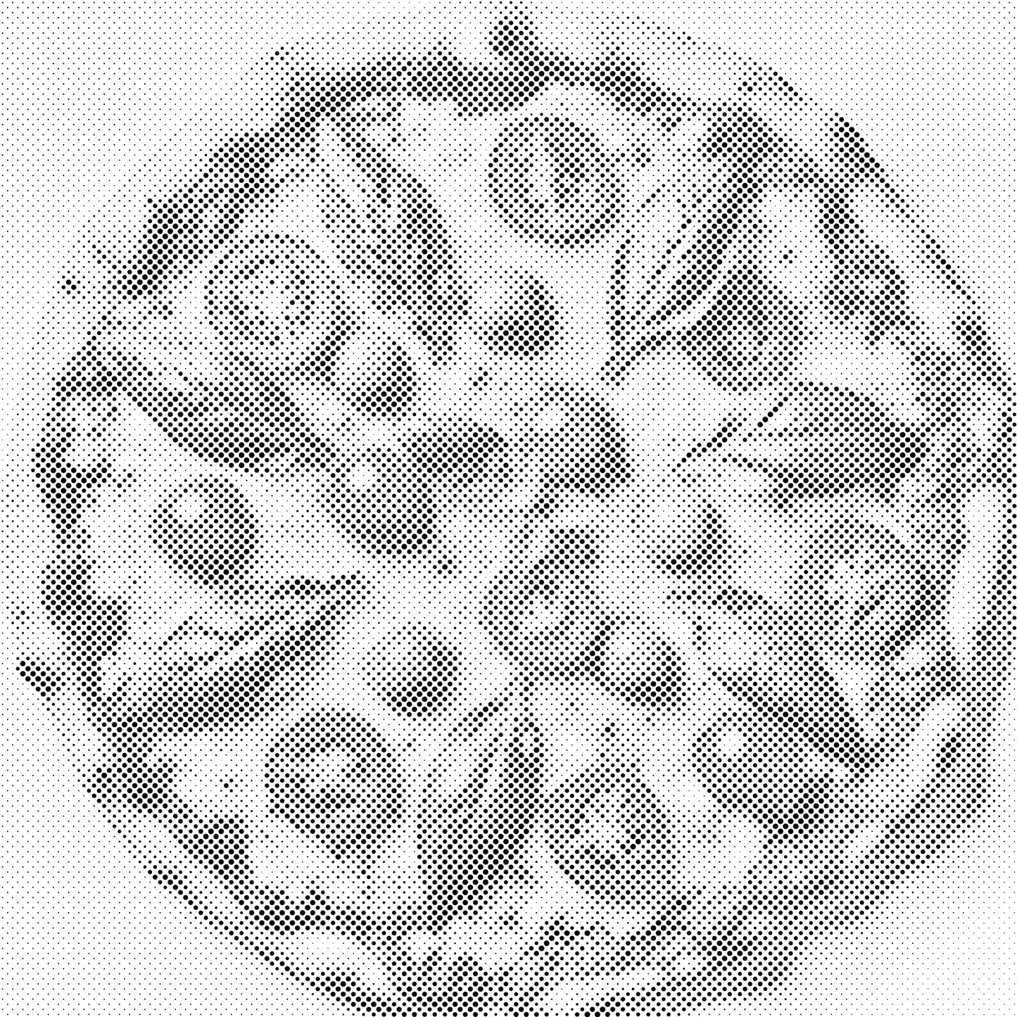 Mal-med-prikker -  Pizza