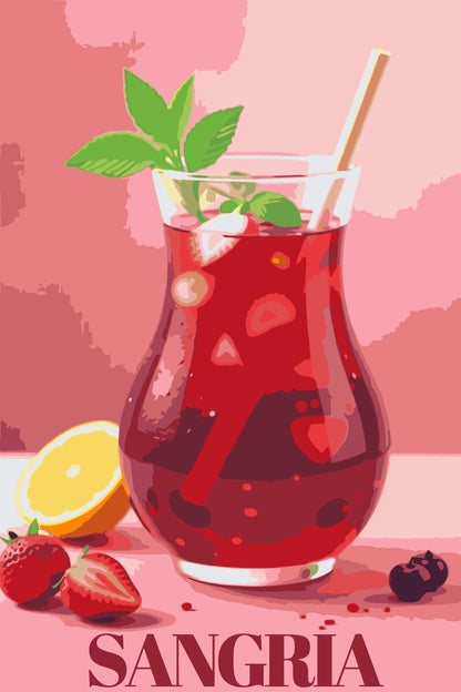 Paint by Numbers - Sangria