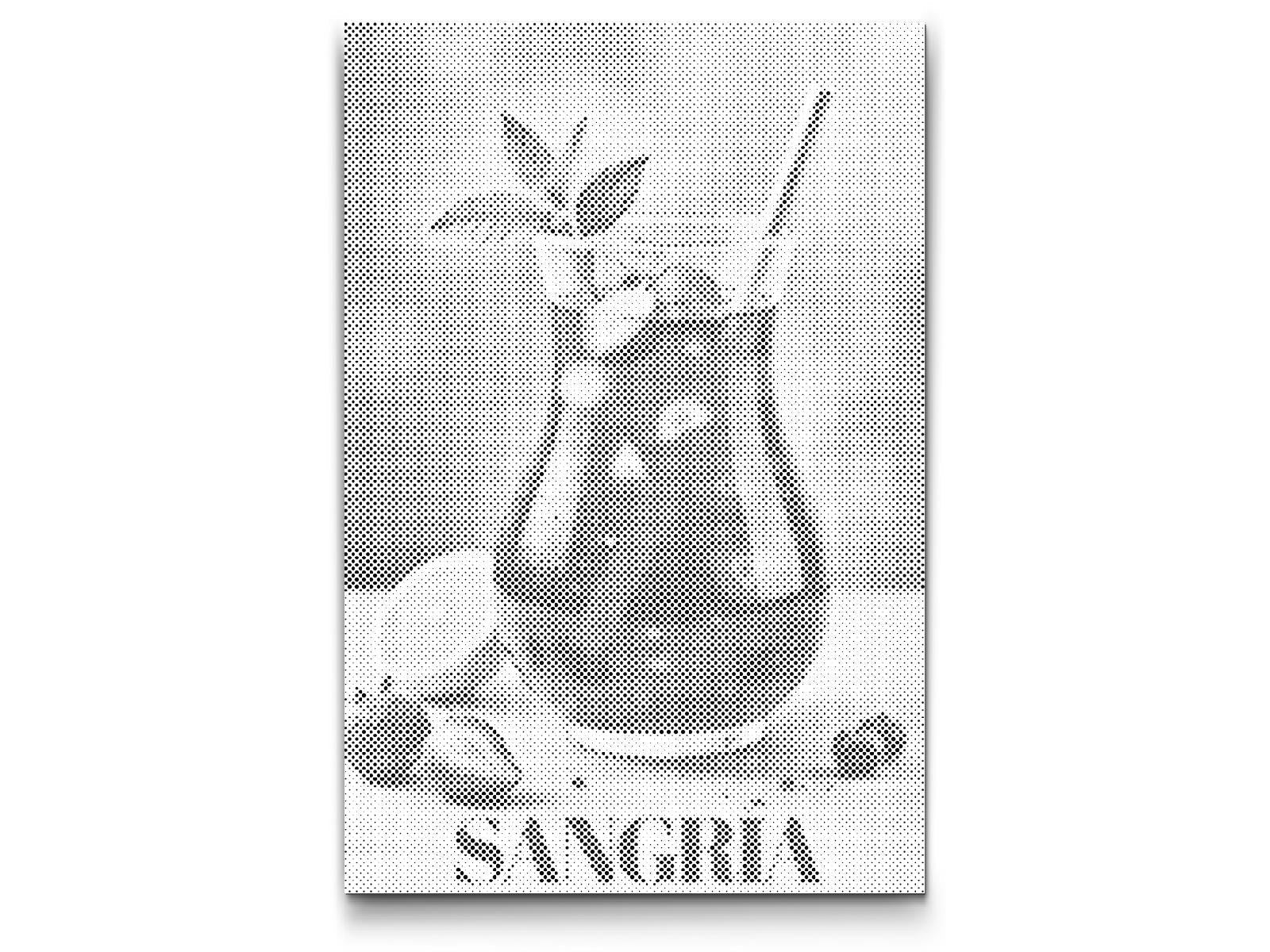 Mal-med-prikker -  Sangria