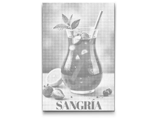Mal-med-prikker -  Sangria