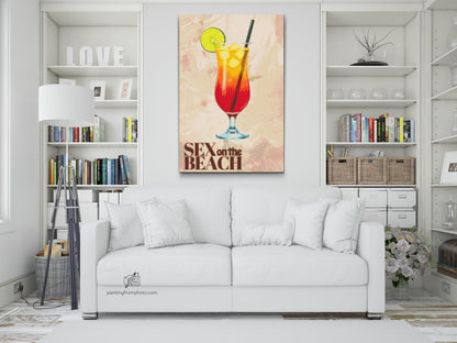 Diamond Painting - Sex på stranden
