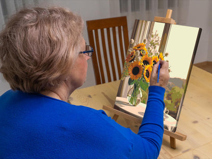 Paint by Numbers - Solsikker i en vase
