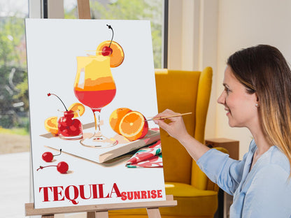 Paint by Numbers - Tequila solopgang