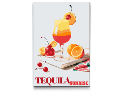 Paint by Numbers - Tequila solopgang