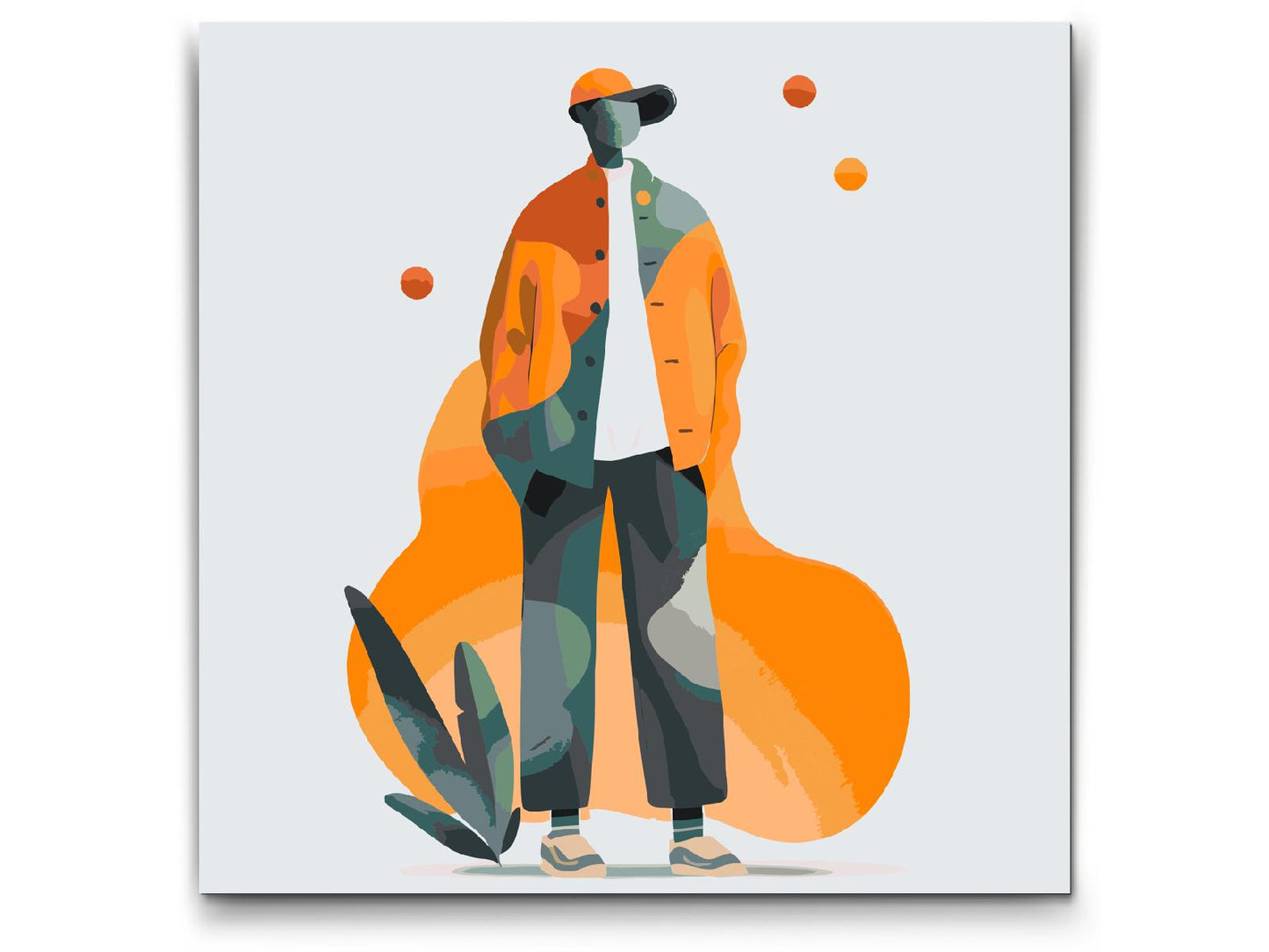 Paint by Numbers - Illustration - Futuristisk mand