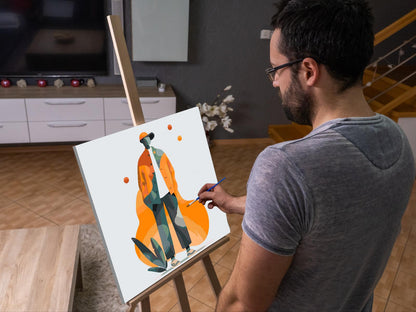 Paint by Numbers - Illustration - Futuristisk mand