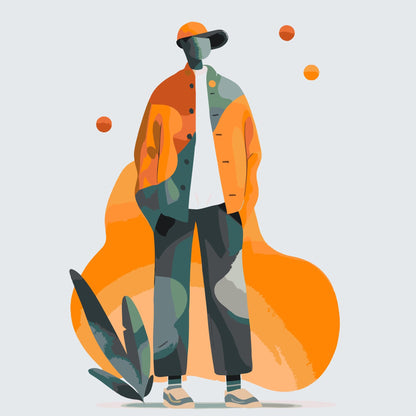 Paint by Numbers - Illustration - Futuristisk mand