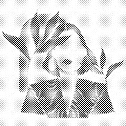 Mal-med-prikker -  Illustration - Moderne kvinde
