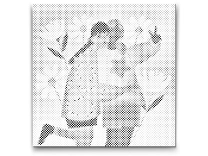 Mal-med-prikker -  Illustration - Bedste venner