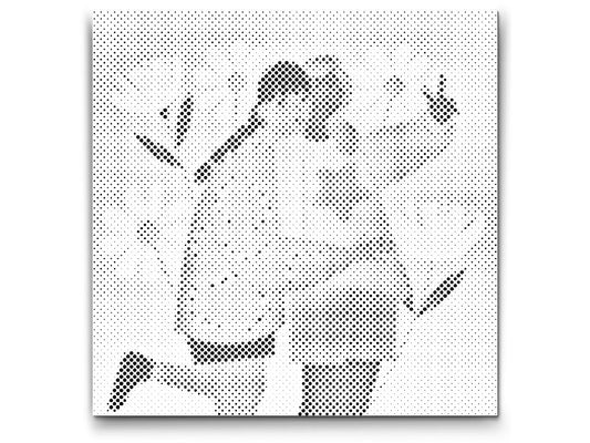 Mal-med-prikker -  Illustration - Bedste venner