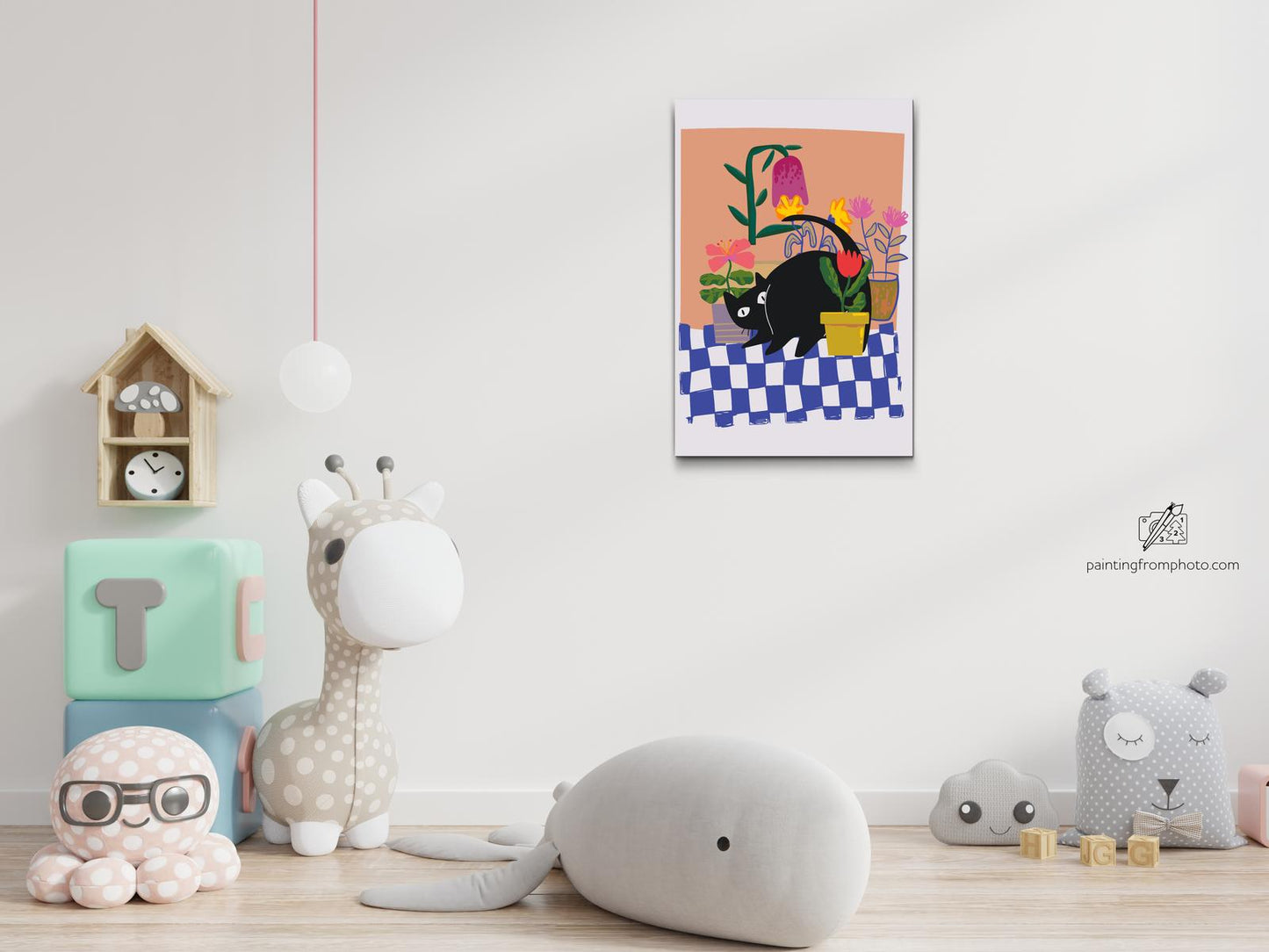 Paint by Numbers - Illustration - Sort kat