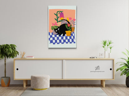 Diamond Painting - Illustration - Sort kat