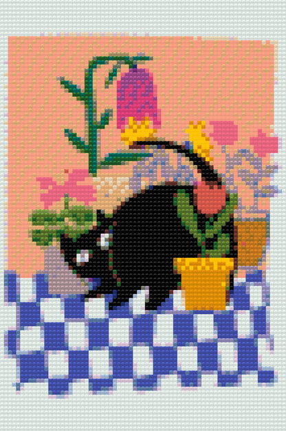 Diamond Painting - Illustration - Sort kat