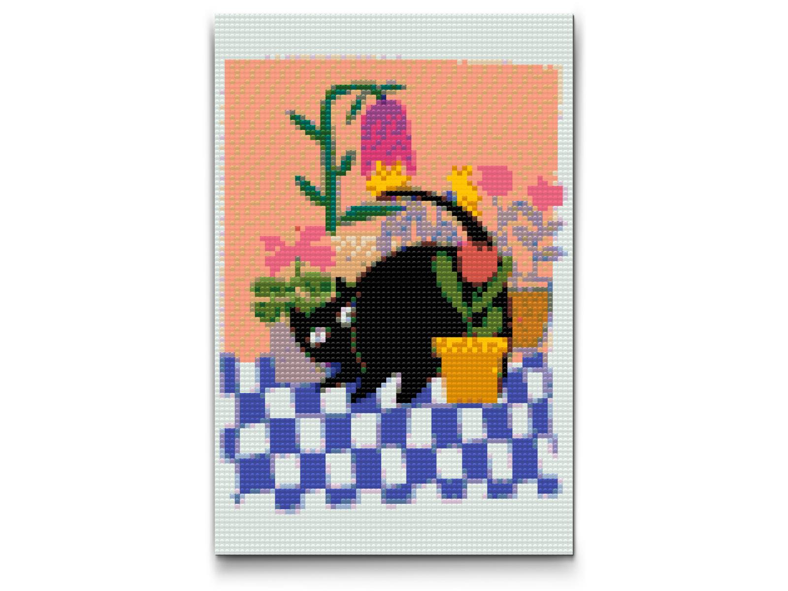 Diamond Painting - Illustration - Sort kat