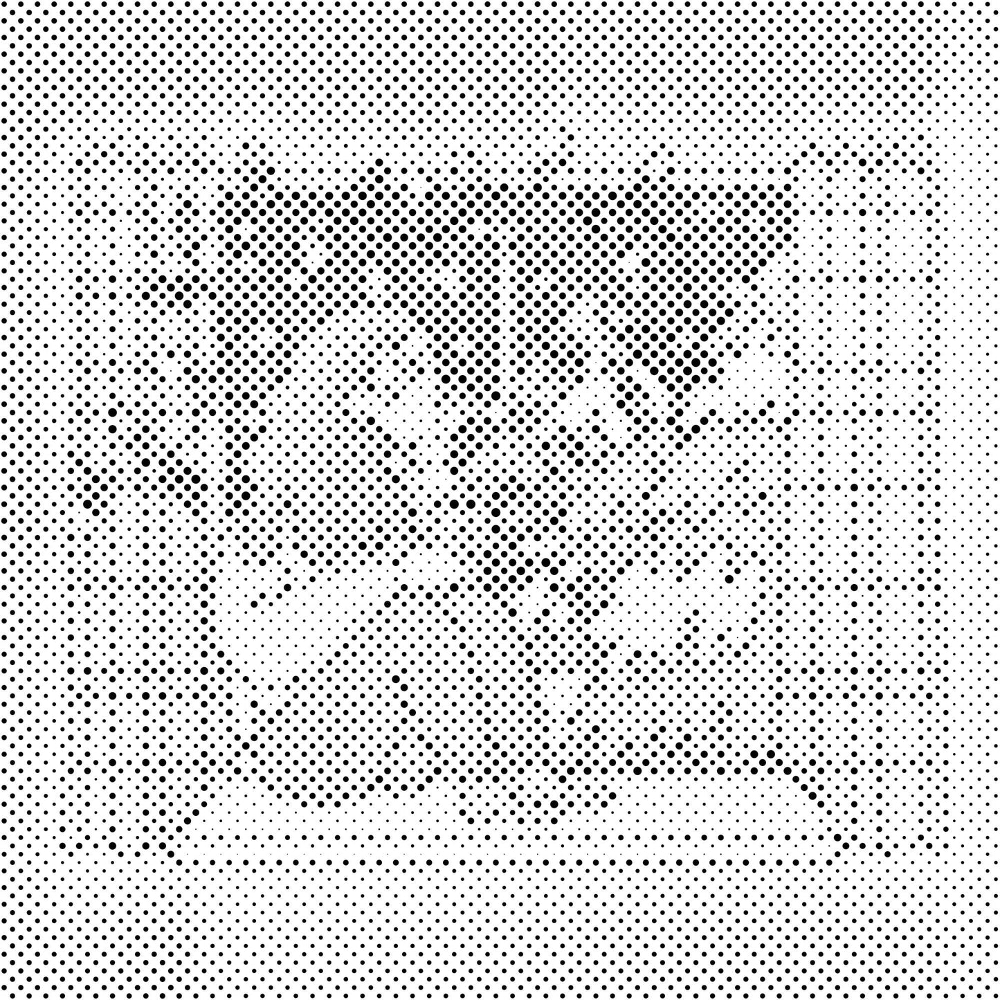 Mal-med-prikker -  Illustration - Kaffe ved vinduet