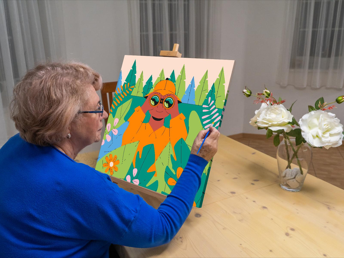 Paint by Numbers - Illustration - Opdagelsesrejsende
