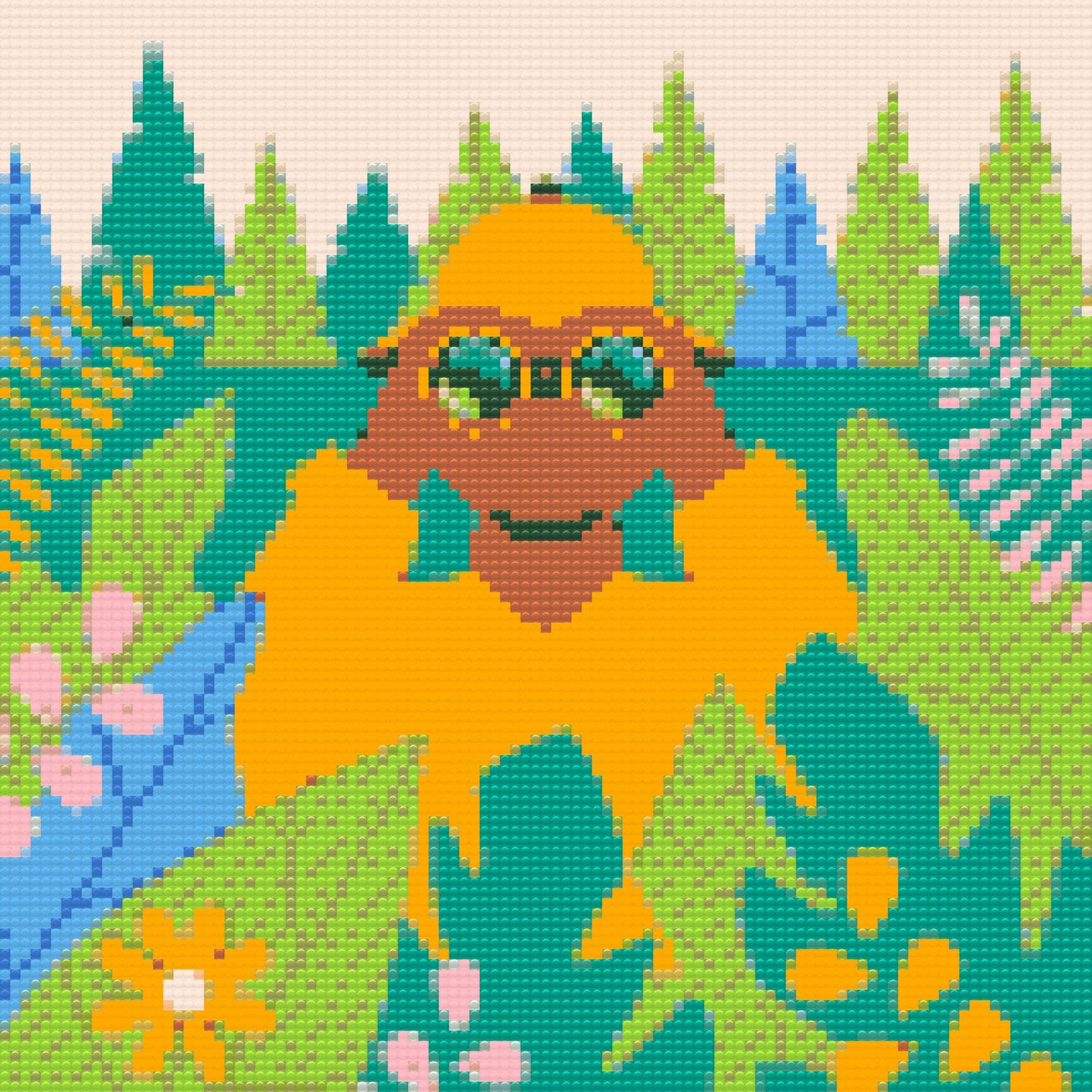Diamond Painting - Illustration - Opdagelsesrejsende
