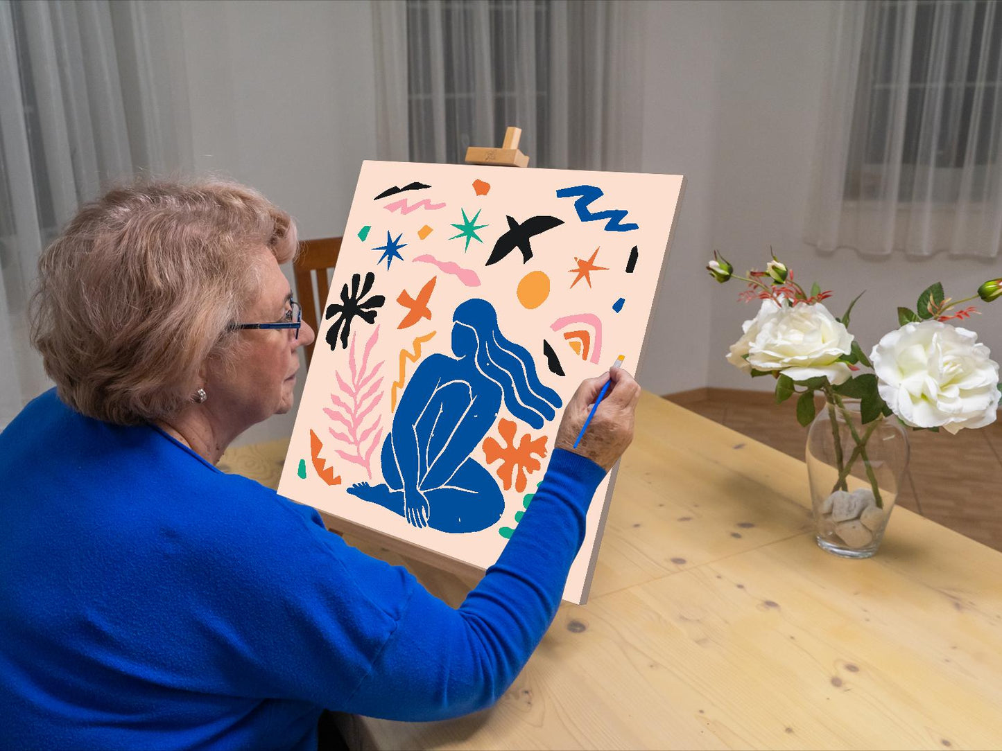 Paint by Numbers - Illustration - Feminitet