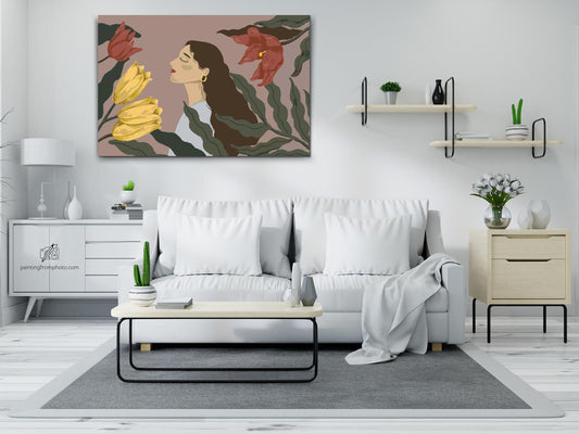 Paint by Numbers - Illustration - Femininitet 2