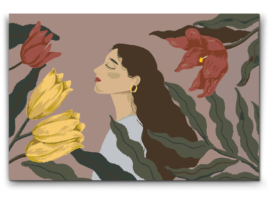 Paint by Numbers - Illustration - Femininitet 2