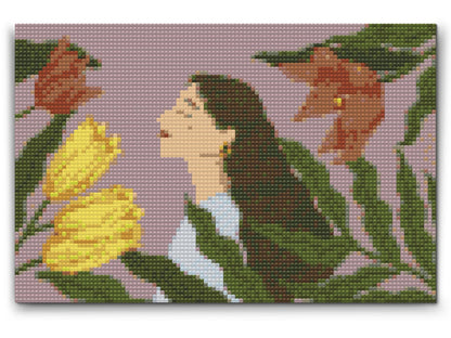 Diamond Painting - Illustration - Femininitet 2