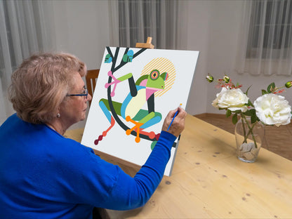 Paint by Numbers - Illustration - Frø